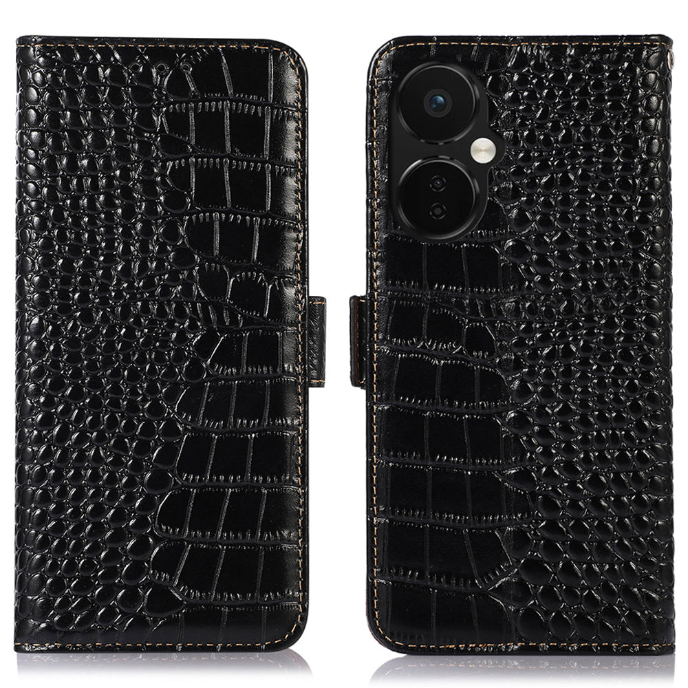 Leather Phone Case for OnePlus Nord CE 3 Lite 5G Nord N30 5G RFID Blocking Crocodile Texture Wallet Stand Drop-proof Phone Cover Leather Phone Case for OnePlus Nord CE 3 Lite 5G Nord N30 5G RFID Blocking Crocodile Texture Wallet Stand Drop-proof Phone Cover